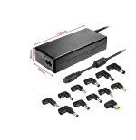 Cargador de portátil leotec home 90w automático 12 conectores voltaje 15-20v