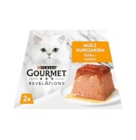 Comida húmeda para gatos purina gourmet revelations pollo  2x57 g