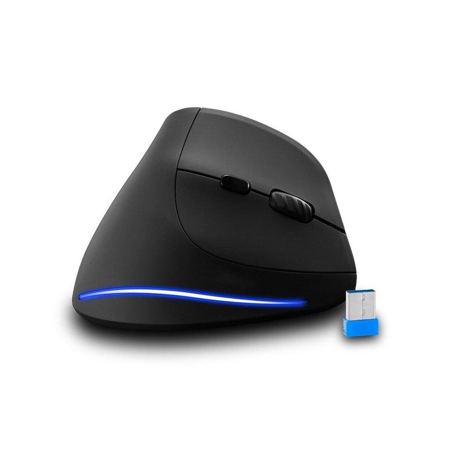 Ratón media-tech vertic rf mt1123  vertical inalámbrico rf 2400 dpi negro