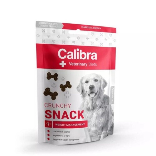 Golosina para perro  calibra vd dog crunchy snack control de peso  120g