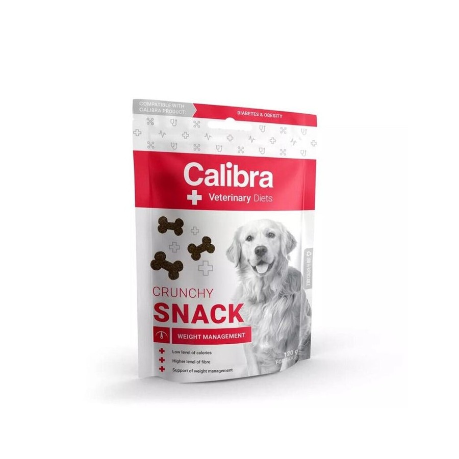 Golosina para perro  calibra vd dog crunchy snack control de peso  120g