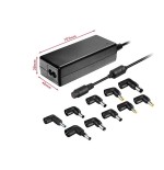 Cargador de portátil leotec 70w automático 10 conectores voltaje 15-20v