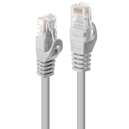 Lindy rj45/rj45 cat6 1m cable de red gris u/utp (utp)