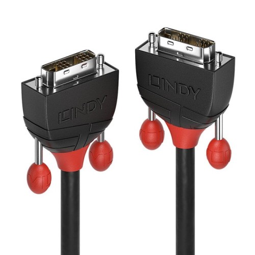 Cable lindy black line - dvi- - dvi-d zu dvi-d - 1 m