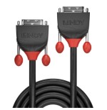 Cable lindy black line - dvi- - dvi-d zu dvi-d - 1 m