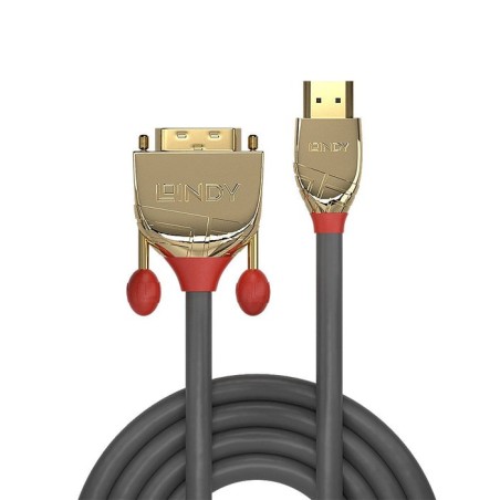 Lindy gold line adaptador cable - hdmi / dvi - 1 m