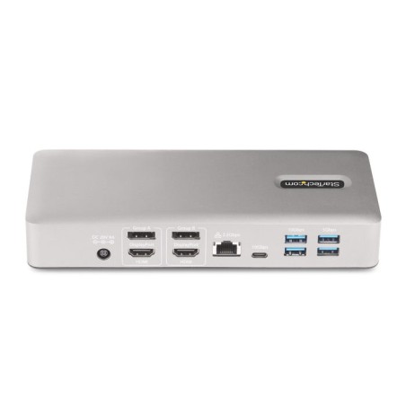 Startech.com thunderbolt 4 multi-display docking station, quad/triple/dual monitor dock, 2x hdmi/2x displayport, 7x usb