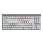 Teclado ingles logitech g g515 juego rf wireless + bluetooth qwerty ee.uu. blanco