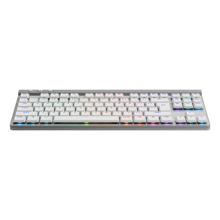 Teclado ingles logitech g g515 juego rf wireless + bluetooth qwerty ee.uu. blanco
