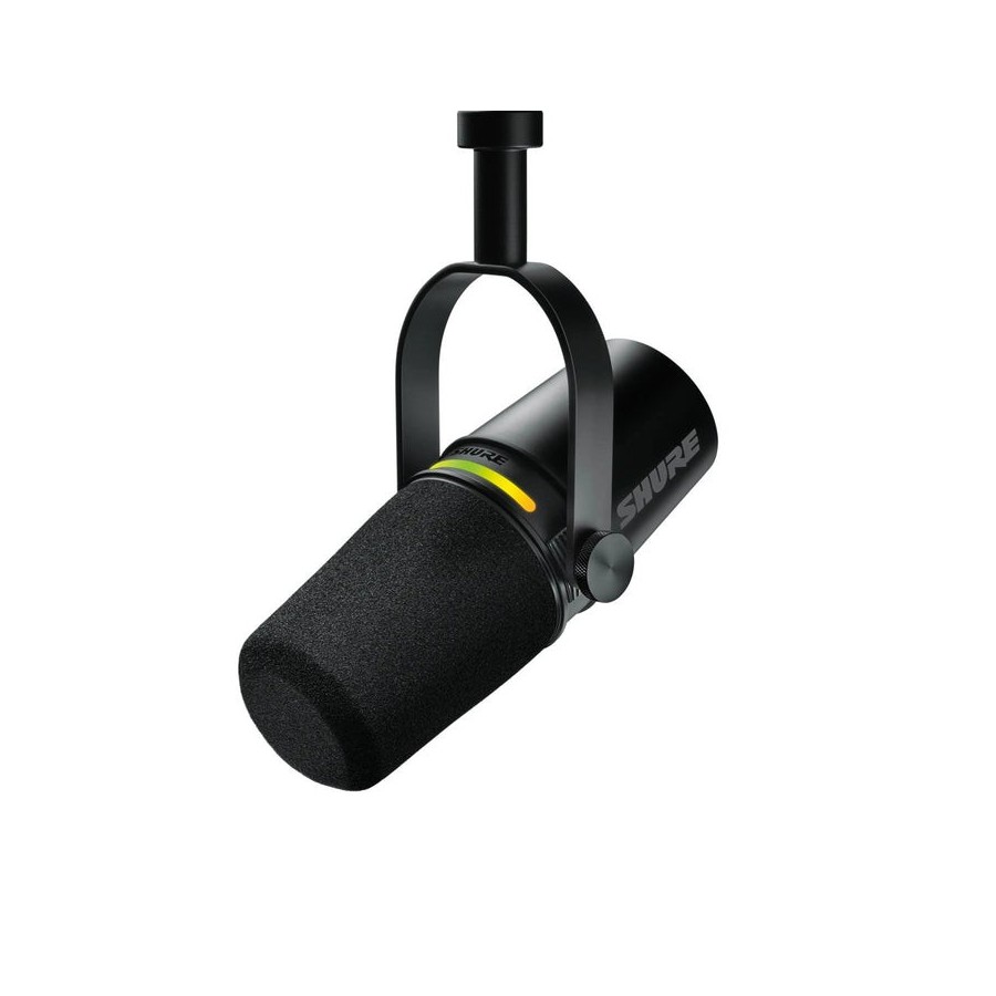 Micrófono  shure mv7+ podcast  black