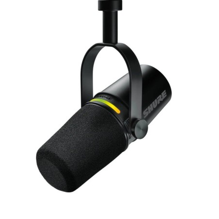 Micrófono  shure mv7+ podcast  black