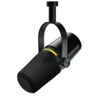 Micrófono  shure mv7+ podcast  black