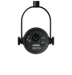 Micrófono  shure mv7+ podcast  black