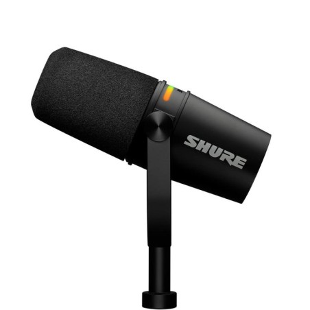Micrófono  shure mv7+ podcast  black