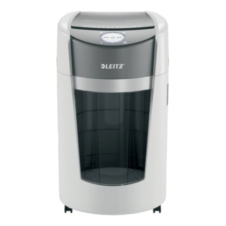 Leitz iq optimax office destructora de papel din p5 - destruye hasta 10 hojas - papelera de 35l con tecnologia de giro