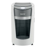 Leitz iq optimax office destructora de papel din p5 - destruye hasta 10 hojas - papelera de 35l con tecnologia de giro