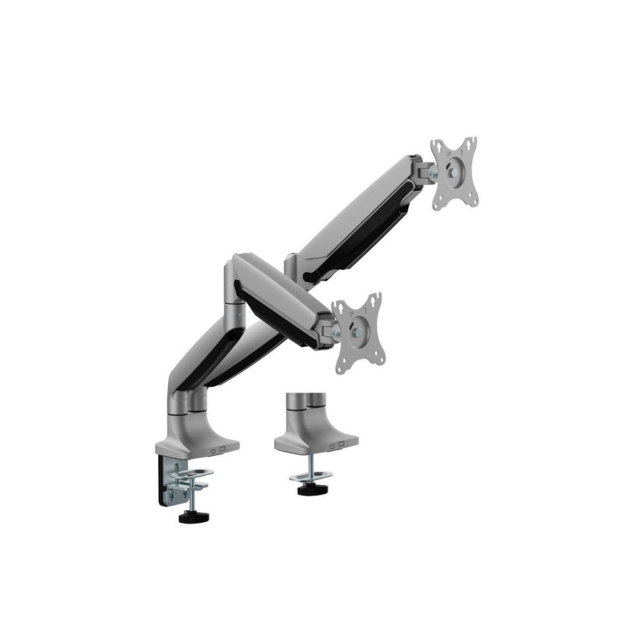 Soporte mesa monitor ewent ew1528 hasta 35"  max.15g 2 brazos plata