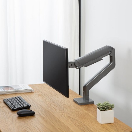 Soporte mesa monitor ewent ew1529 hasta 49"  max.20kg 1 brazo plata