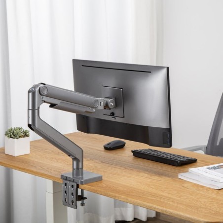 Soporte mesa monitor ewent ew1529 hasta 49"  max.20kg 1 brazo plata