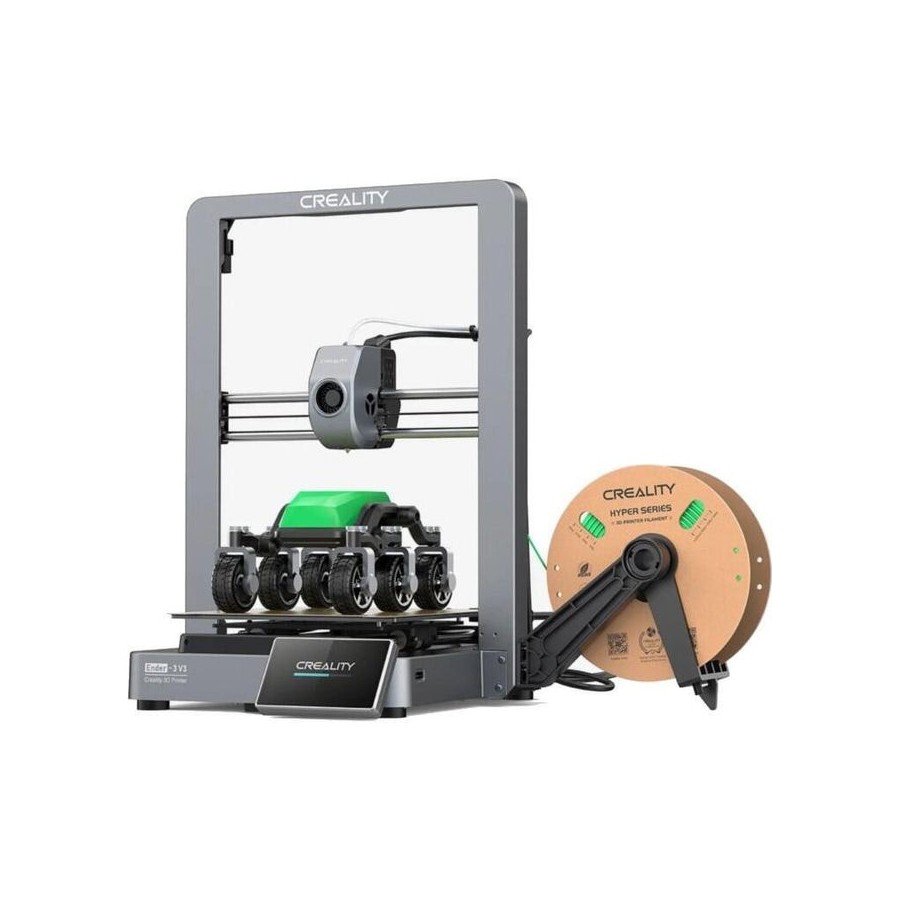 Creality ender 3 v3 - alta velocidad 600mm/s, impresora 3d fdm   tamaño de impresión 220x220x250mm, enfriamiento rápido negro