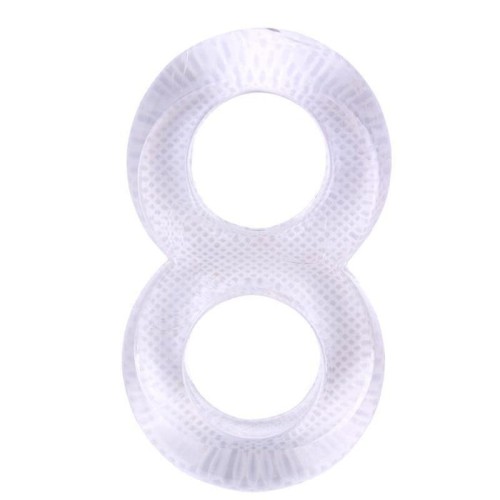 Anillo para el pene doble duo cock 8 transparente