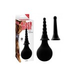 Set ducha anal y funda 15 cm negro