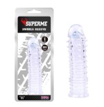 Funda para el pene swirls transparente