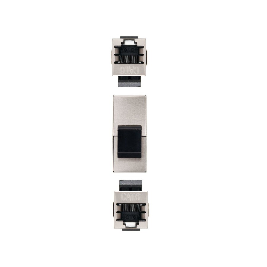 Nanocable empalme para conector rj45 stp cat.6 hembra/hembra