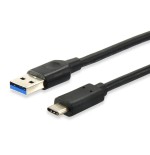 Equip cable usb 3.1 a usb tipo c 1m  negro  12834107