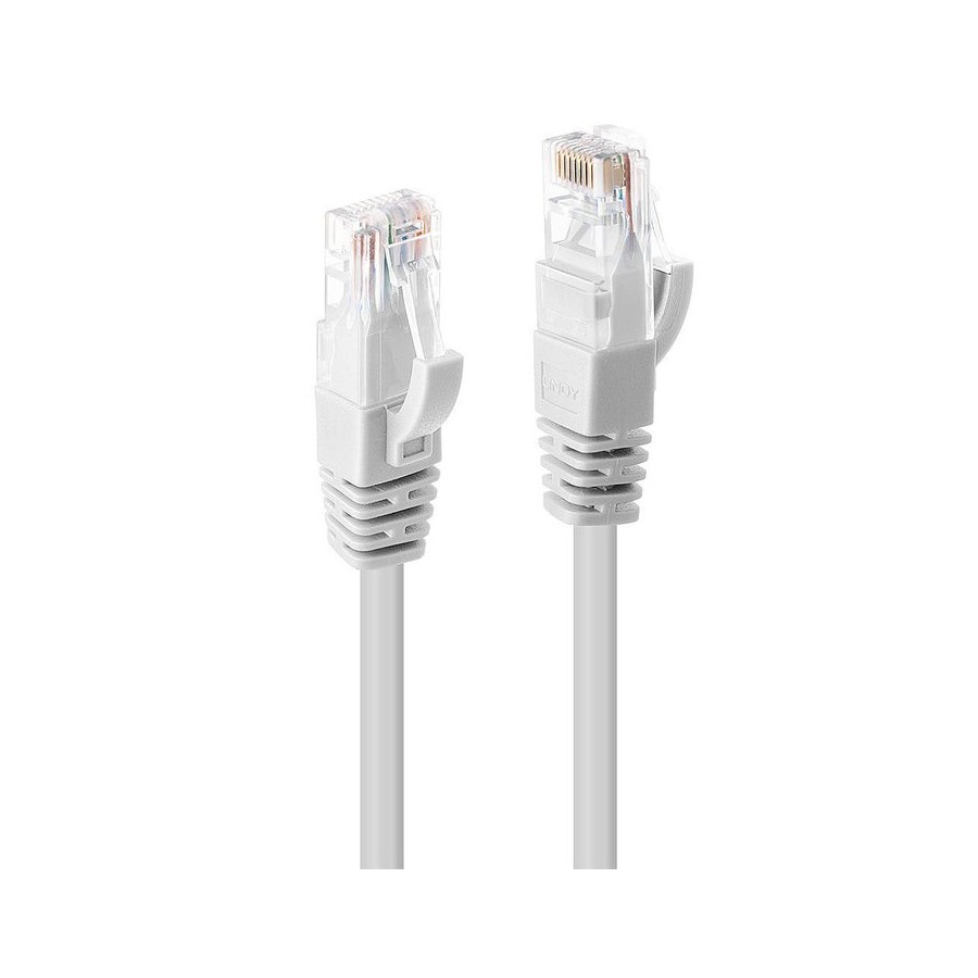 Cable lindy 48095  de red blanco 5 m cat6 u/utp (utp)