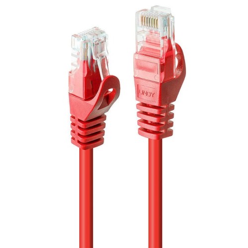 0.5m cat.6 u/utp cable, red