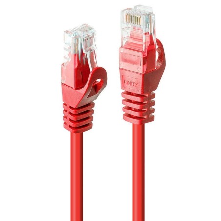 0.5m cat.6 u/utp cable, red