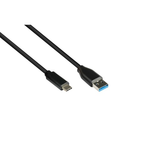 Cable  good connections usb 3.2 gen.2  a-usb-c negro 1m