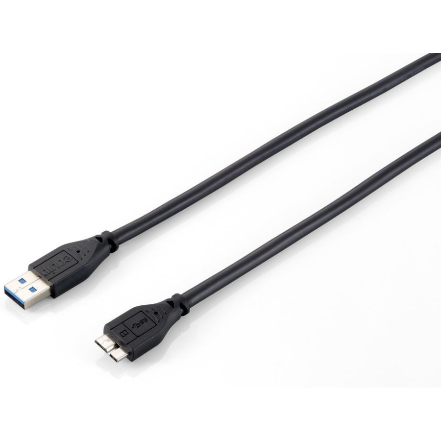 Equip cable usb 3.0 a microusb 128397 conectores macho / macho triple blindaje negro