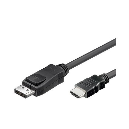 Alcasa hdmi 5m displayport negro