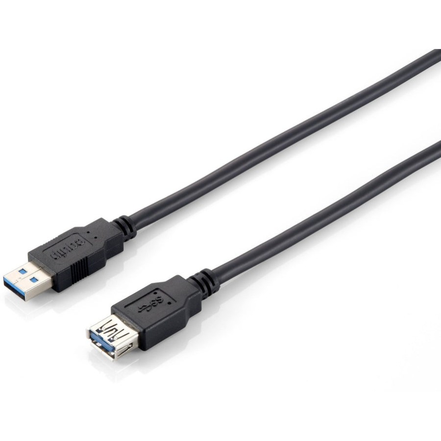 Equip cable usb 3.0 (alargo) m/h 2m negro
