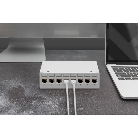 Digitus keymone jack cat6a rj45-lsa geschirmt 500mhz 8m