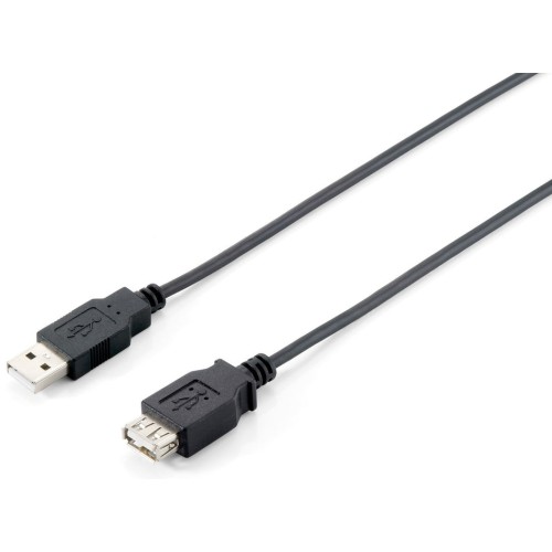 Equip cable alargador usb 2.0 128852 ,conectores macho ,hembra , 5m