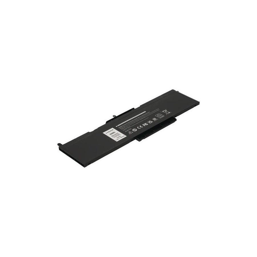 2-power batería 11.55v 6000mah para dell precision 3520 cbp3891a