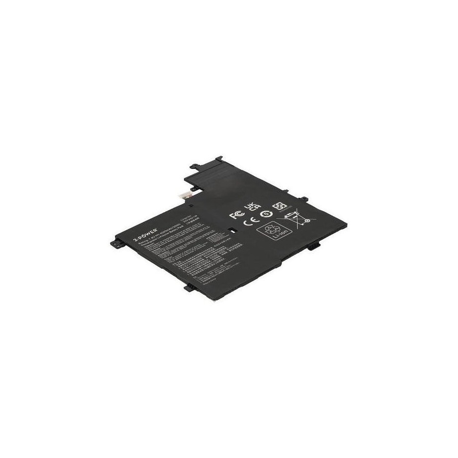 2-power batería 7.6v 4000mah para asus v406ua cbp3894a