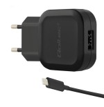 Qoltec cargador 12w 5v 2.4a usb  + cable usb tipo c