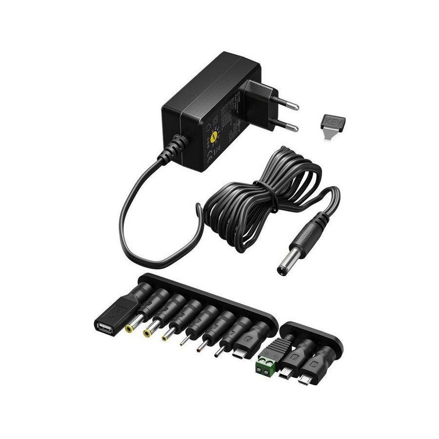 Goobay universal power supply 3 v - 12 v, max. 3.6 w
