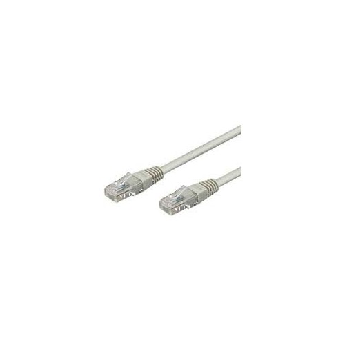 Goobay 68439 cat 6 patch cable, u utp, grey, 1m
