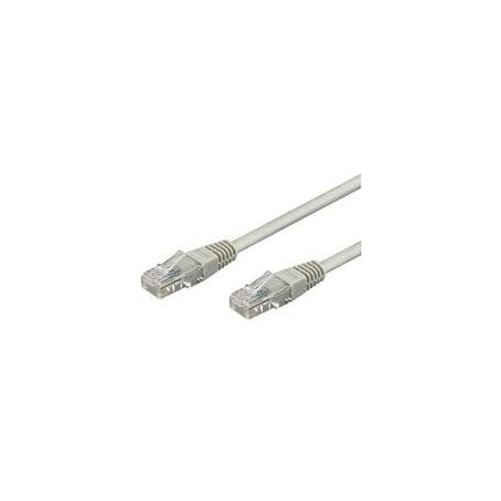 Goobay 68439 cat 6 patch cable, u utp, grey, 1m