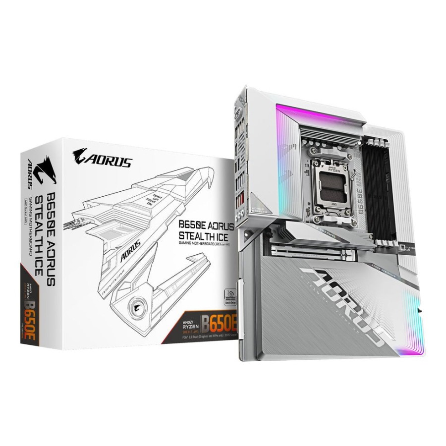 Gigabyte b650e aorus stealth ice, b650e a stealth ice