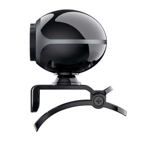 Trust webcam con microfono exis  usb2.0 con pinza ajustable negra / plata