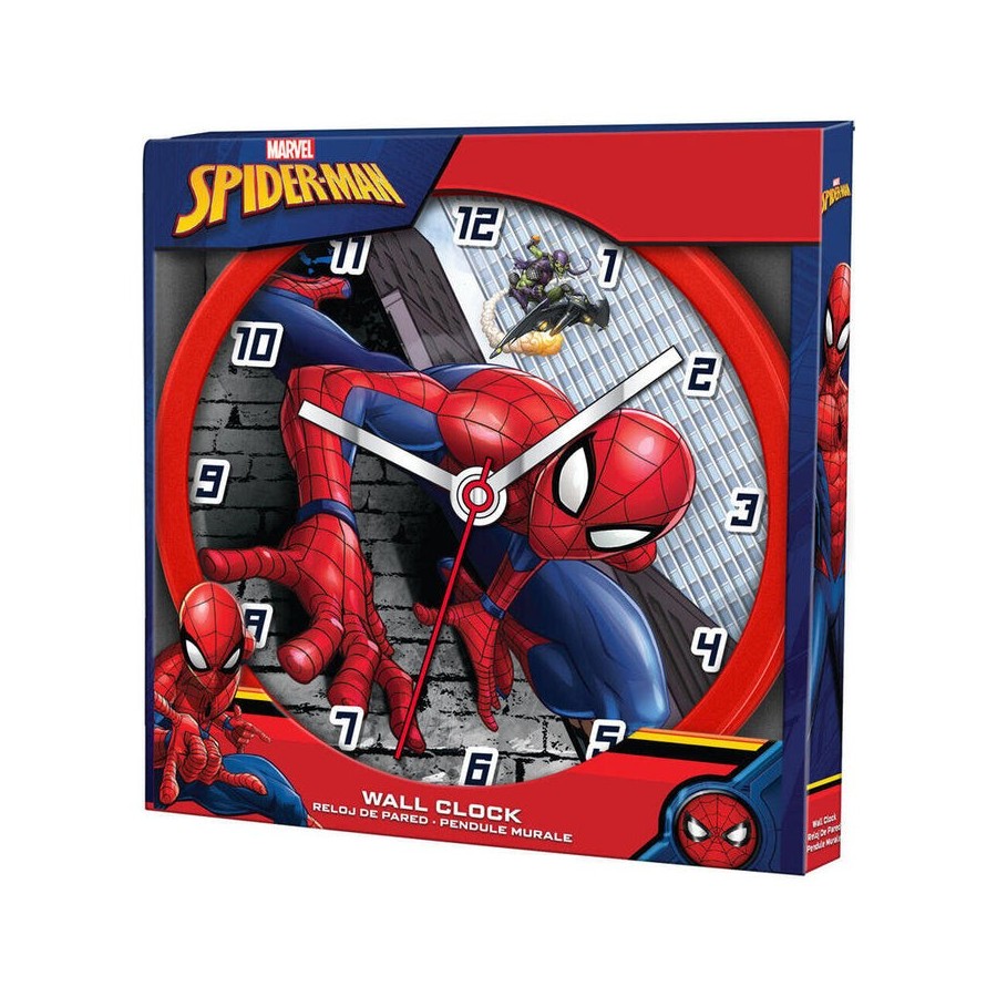 Reloj pared spideman marvel