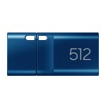 Samsung usb tipo c 512gb 400mb s read 110mb s write compact usb 3.2 gen1 flash blue