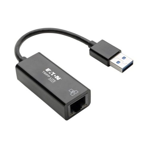 Tripp lite u336-000-r adaptador de red nic usb 3.0 a gigabit ethernet, 10mbps / 100mbps / 1000mbps, negro