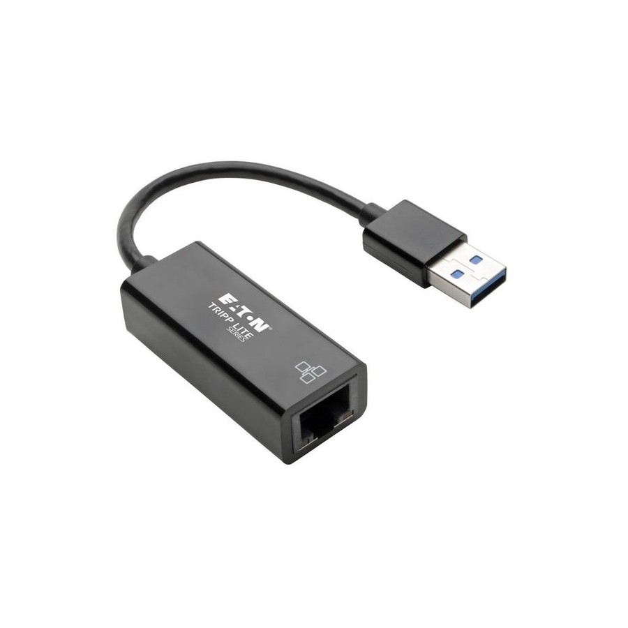 Tripp lite u336-000-r adaptador de red nic usb 3.0 a gigabit ethernet, 10mbps / 100mbps / 1000mbps, negro